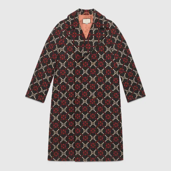 古驰/Gucci GG菱形羊毛大衣 535769 Z507M 1220