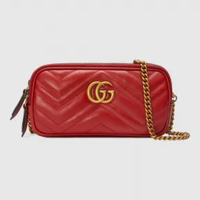 古驰/Gucci GG Marmont系列迷你链条手袋 546581 DTDCT 6433