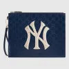 古驰/Gucci NY Yankees™贴饰皮革手拿包 547796 DMTIN 4769