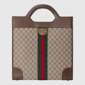 古驰/Gucci Ophidia系列中号GG手提购物袋 547941 96IWT 8745