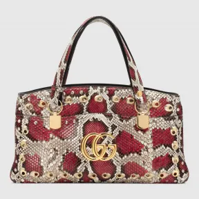 古驰/Gucci Arli系列蛇皮大号手提包 550130 LYTDX 9048