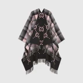 古驰/Gucci 双面GG羊毛披巾 553118-3G200-1272