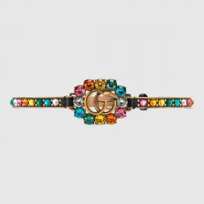 古驰/Gucci 双G皮革颈圈 553391 I5671 8528