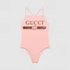 古驰/Gucci 儿童Gucci标识泳装式连体衣 554364-XJASO-5714