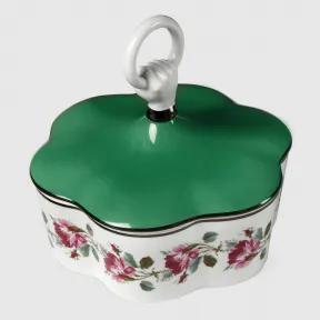 古驰/Gucci 玫瑰印花花形收纳盒 561612_ZABUM_9159