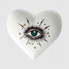 古驰/Gucci 星眼印花心形收纳盒 561613-ZAP71-9108