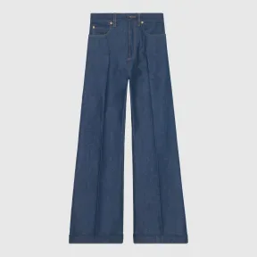 古驰/Gucci 水洗喇叭牛仔裤 562815 XDAJI 4100