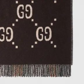 古驰/Gucci GG 格纹盖毯 563826_ZAA9N_3515