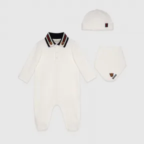 古驰/Gucci 饰织带与虎头婴儿礼品套装 564299_XJBEP_9061