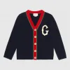 古驰/Gucci 儿童 G 贴饰羊毛开衫 565854 XKAP6 4742