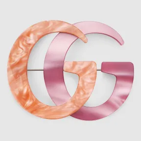 古驰/Gucci 树脂双G胸针 566608 I12R2 8498