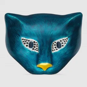 古驰/Gucci 饰珐琅纯银猫头胸针 568246 J89L1 8517