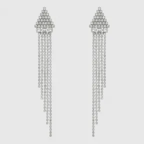 古驰/Gucci 饰水晶金属耳环 570512 J1D50 8162