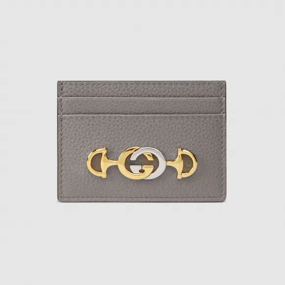 古驰/Gucci Zumi 粒面皮革卡包 570679 1B90X 1275