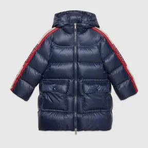 古驰/Gucci 儿童 条纹尼龙大衣 571229 XWAFO 4080