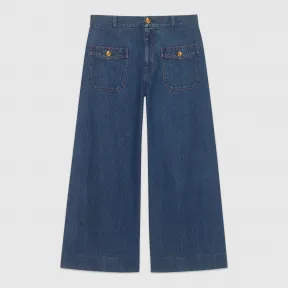 古驰/Gucci 阔腿牛仔裤 572694 XDAJV 4100