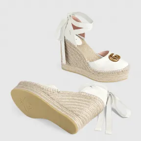 古驰/Gucci 皮革厚底草编鞋 573023_BTMO0_9014