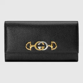 古驰/Gucci Gucci Zumi系列长款钱包 573612 1B90X 1000