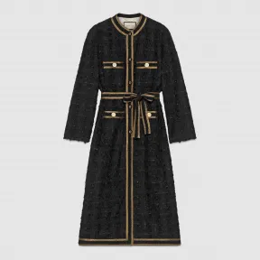 古驰/Gucci 饰装饰性滚边花呢大衣 573876 ZABBE 1152