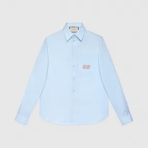 古驰/Gucci GG 牛津棉衬衫 574518-ZABY4-4850