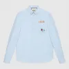 古驰/Gucci 刺绣牛津棉衬衫 574534 ZABZS 4910