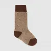 古驰/Gucci 儿童棉毛混纺 GG 短袜 574723-4K736-9864