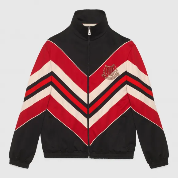 古驰/Gucci 里拉琴贴饰廓形夹克 575762 XJBBE 1315