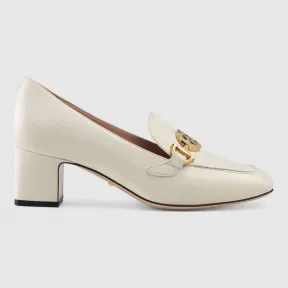 古驰/Gucci Gucci Zumi系列皮革中跟乐福鞋 575832 C9D00 9022