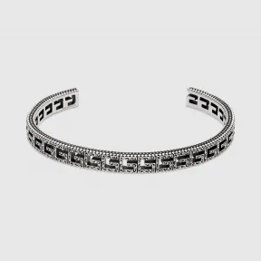 古驰/Gucci 方形 G 图案银手镯 576990-J8400-0811
