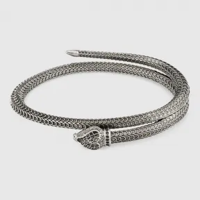 古驰/Gucci Gucci Garden 系列纯银灵蛇造型手镯 577283 J8400 0811