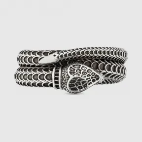 古驰/Gucci Gucci Garden 系列纯银灵蛇造型戒指 577294-J8400-0811