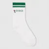 古驰/Gucci 饰 Gucci 标识和花朵短袜 579316 3GD70 9066
