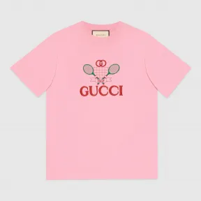 古驰/Gucci Gucci 网球印花 T 恤 580762 XJBHP 5904