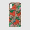 古驰/Gucci 饰 草莓图案iPhone X/XS 保护套 587678 G3E0T 8919