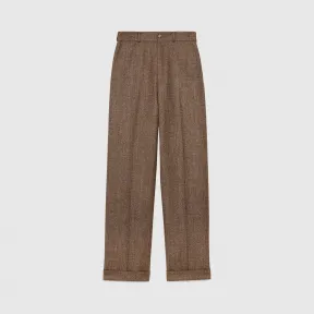 古驰/Gucci 羊毛阔腿裤 590508_ZAACA_2040