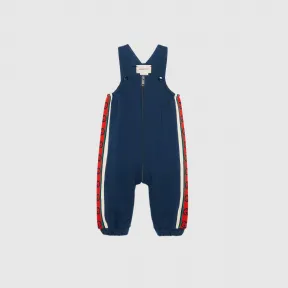 古驰/Gucci 婴儿互扣式双G棉质背带裤 591507_XJB4P_4843