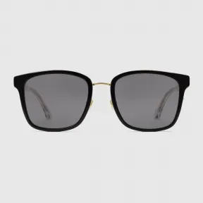 古驰/Gucci 贴合设计方形镜框醋纤太阳眼镜 596048 J0740 1011