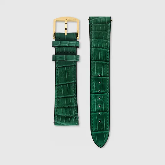 古驰/Gucci Grip系列鳄鱼皮表带，38毫米 596392-ICBA0-3020