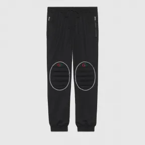 古驰/Gucci 宽松平纹针织慢跑长裤 596835 XJBU1 1082