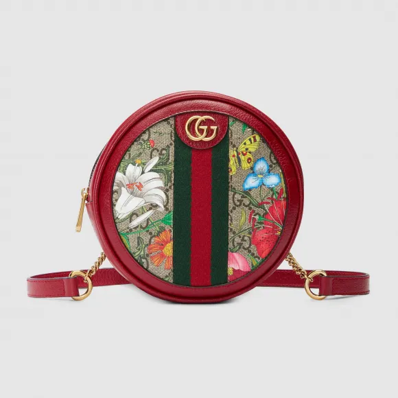 古驰/Gucci Ophidia系列GG花卉迷你背包 598661 92YBC 8722