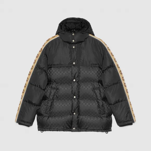 古驰/Gucci GG提花尼龙羽绒大衣 598725-Z8AFZ-1043