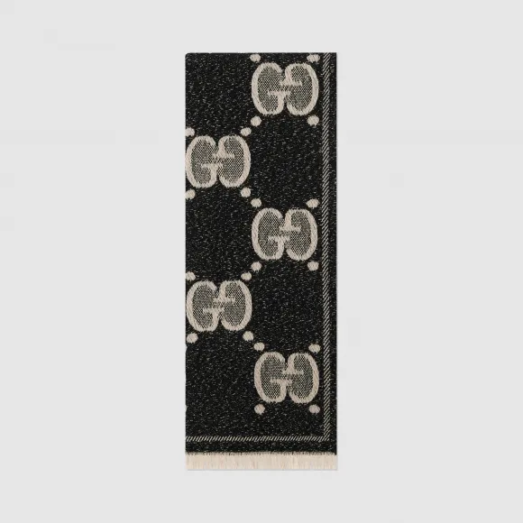 古驰/Gucci GG羊毛提花围巾 598993-3GC15-1078