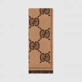 古驰/Gucci GG羊毛提花围巾 598993-3GC15-9764