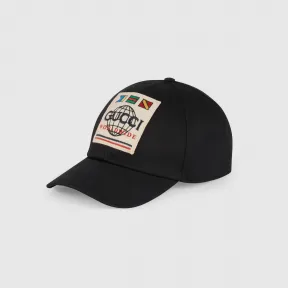 古驰/Gucci 饰Worldwide贴饰棒球帽 599226 4HI16 1000