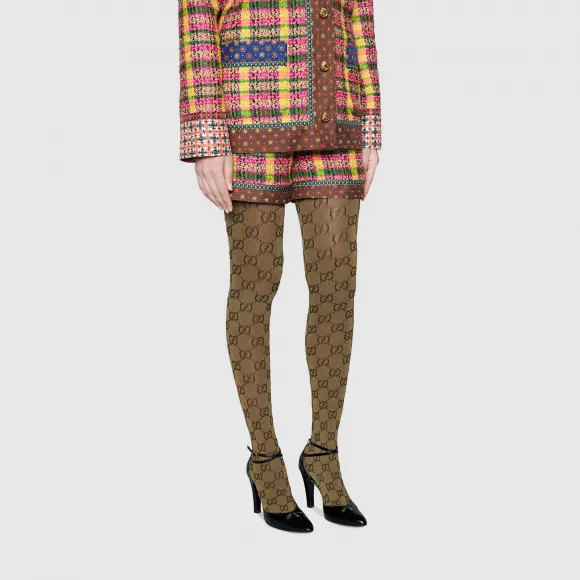 古驰/Gucci GG图案连裤袜 600467_3GE76_9764