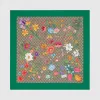 古驰/Gucci 官网专享GG花卉印花真丝围巾 602585_3G001_9766