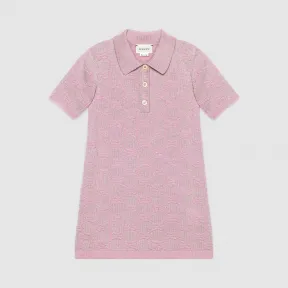 古驰/Gucci 儿童GG闪亮羊毛连衣裙 603472_XKA6R_5152