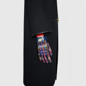 古驰/Gucci 饰互扣式双G花呢手套 603661_3SC50_4968