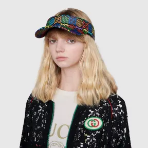 古驰/Gucci 魔幻跳跳糖系列遮阳帽 604179_4HJ02_1000