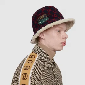 古驰/Gucci GG羊毛渔夫帽  604194_4HI91_4177